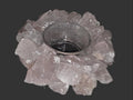 Rose Quartz Crystal Spiritual Candle Holder