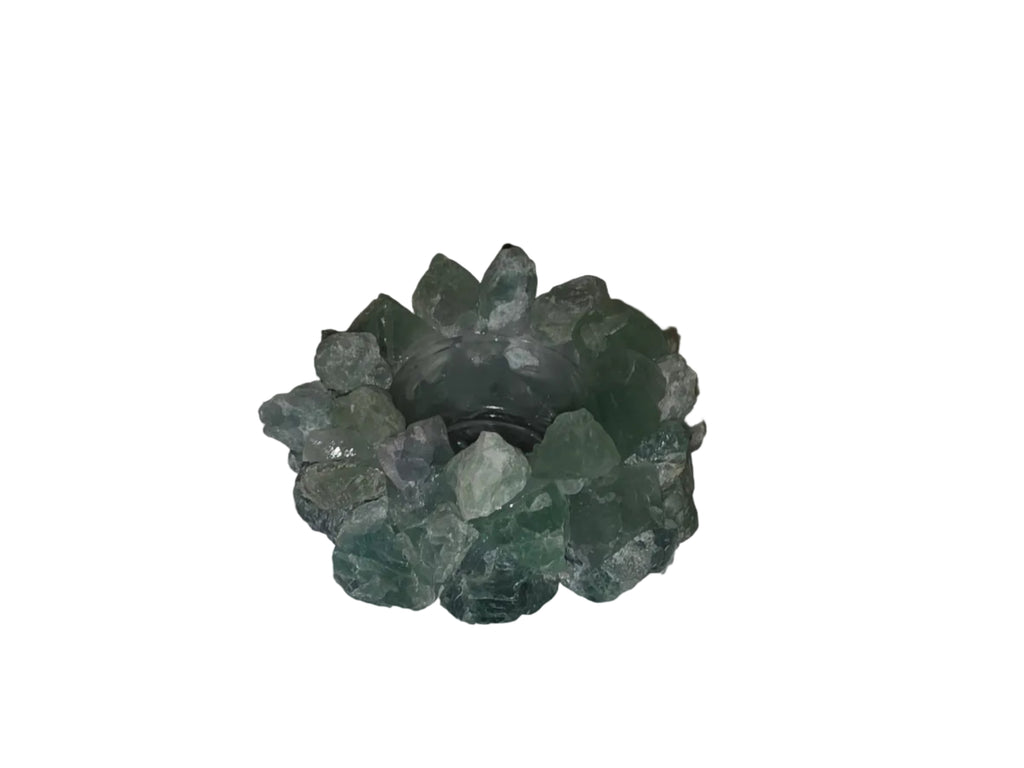 Green Aventurine Crystal Spiritual Candle Holder