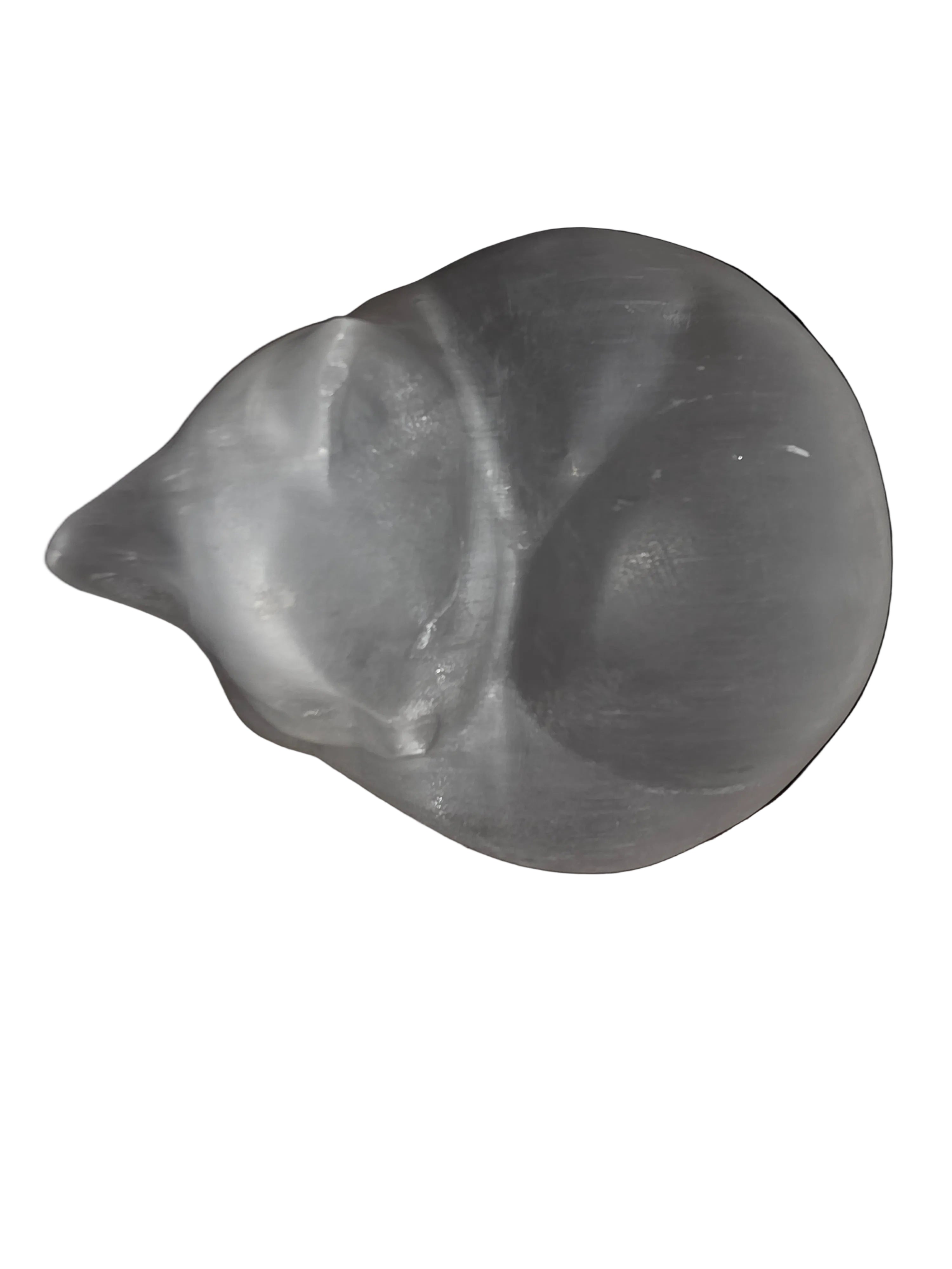 Selenite Sleeping Cat Crystal