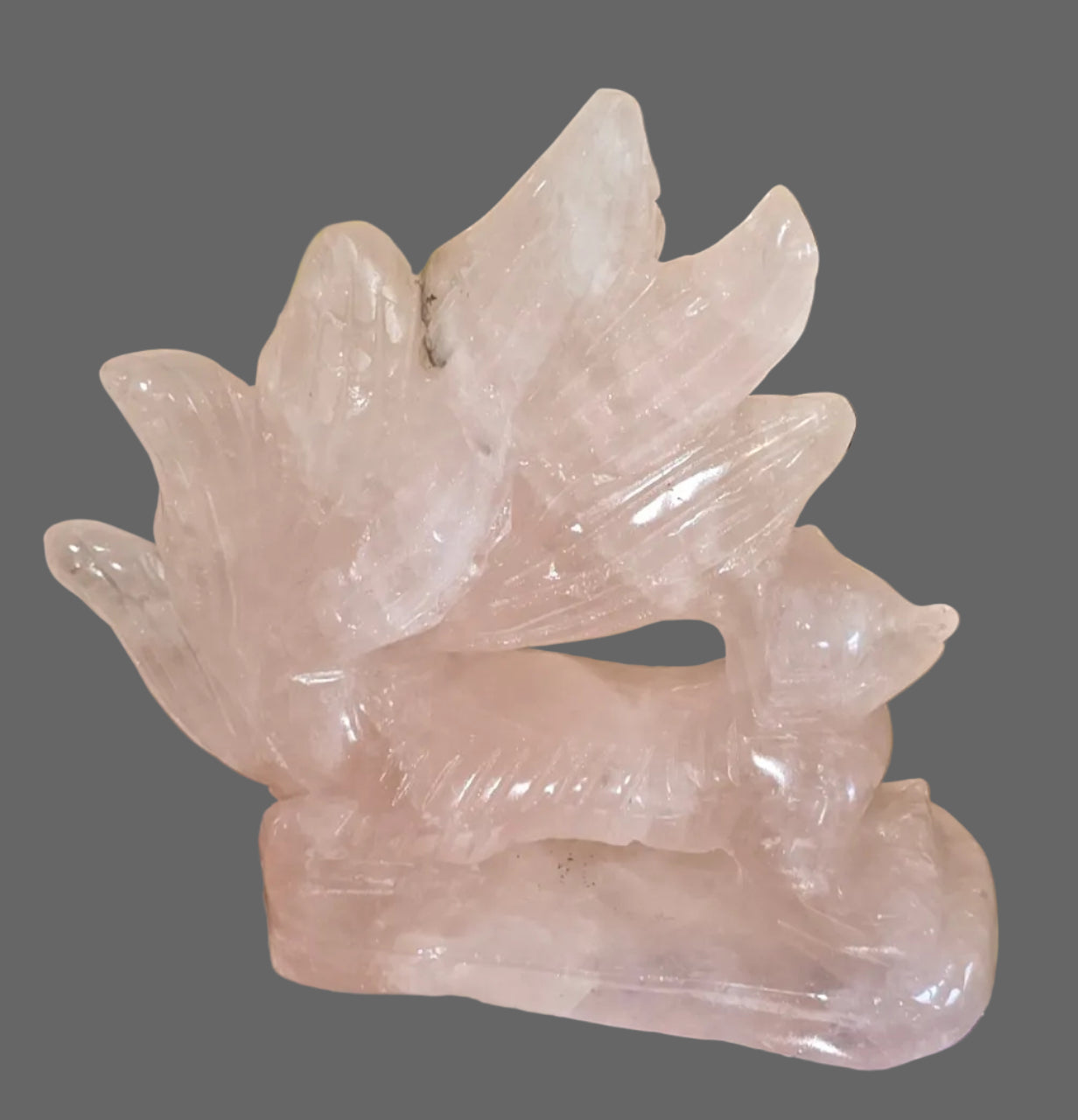 Rose Quartz Nine Tail Fox