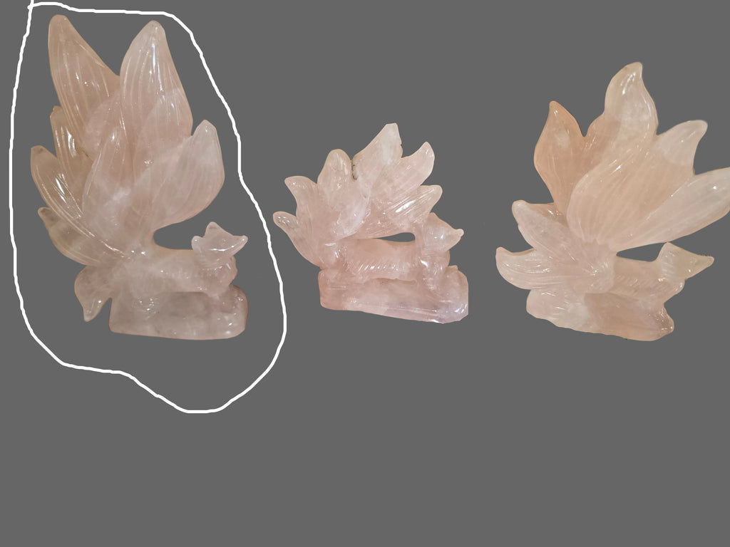 Rose Quartz Nine Tail Fox