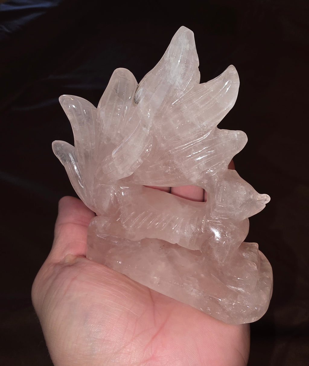 Rose Quartz Nine Tail Fox