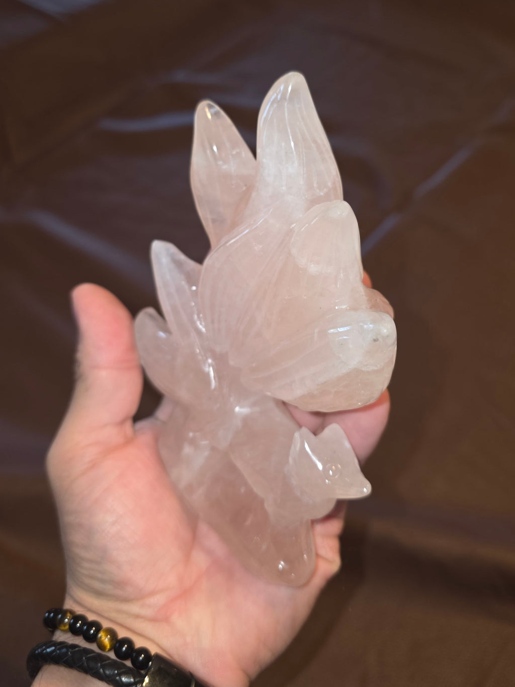 Rose Quartz Nine Tail Fox