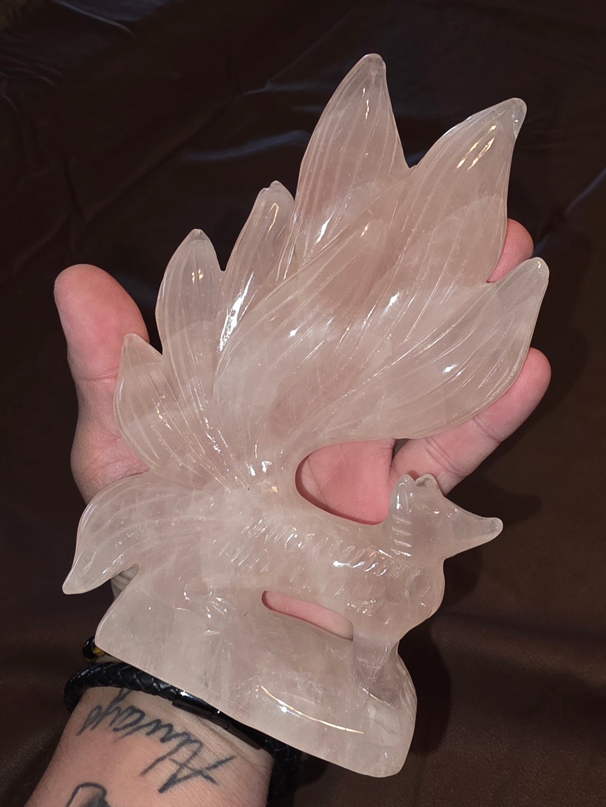 Rose Quartz Nine Tail Fox