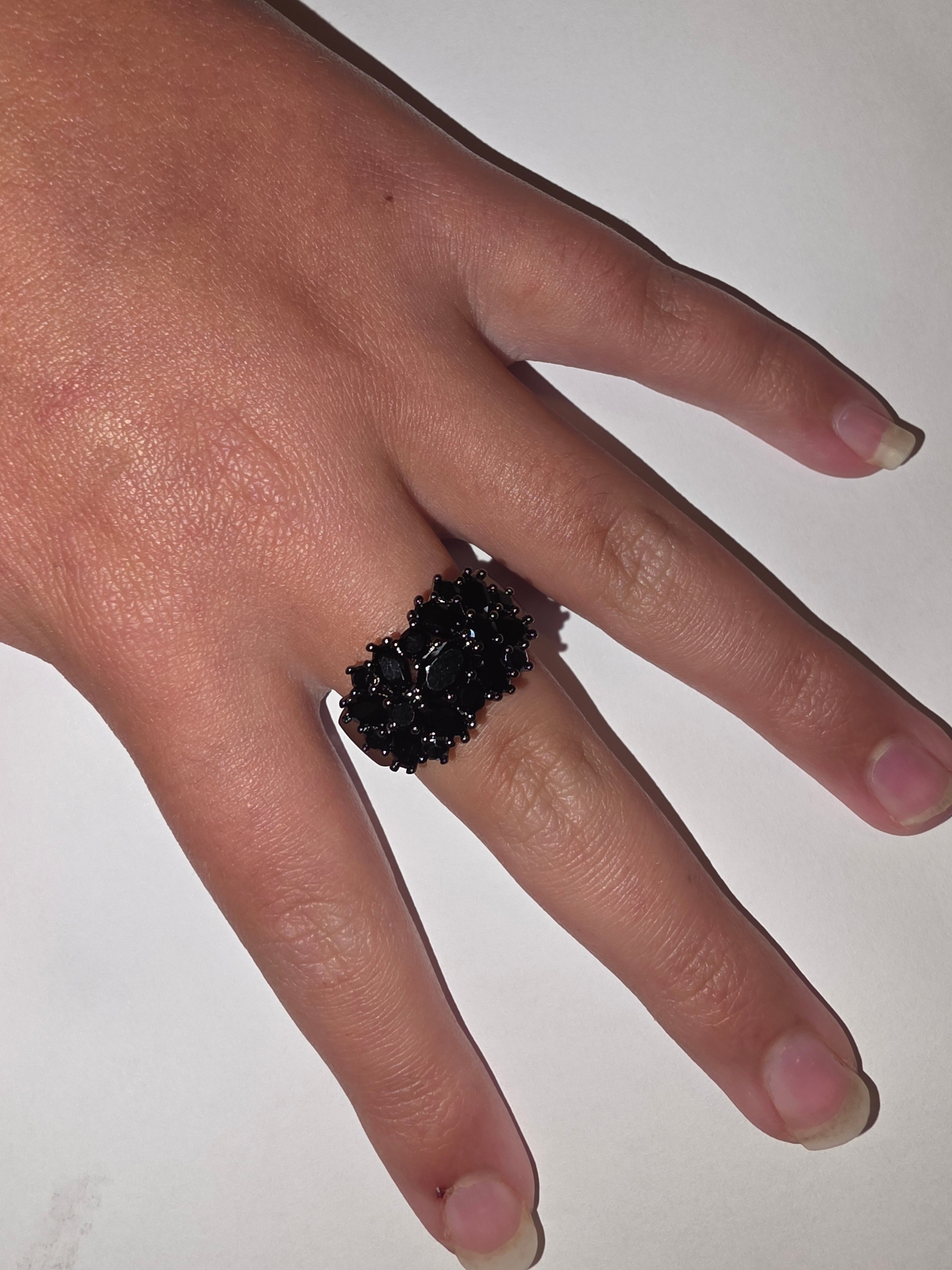 Black Obsidian Ring